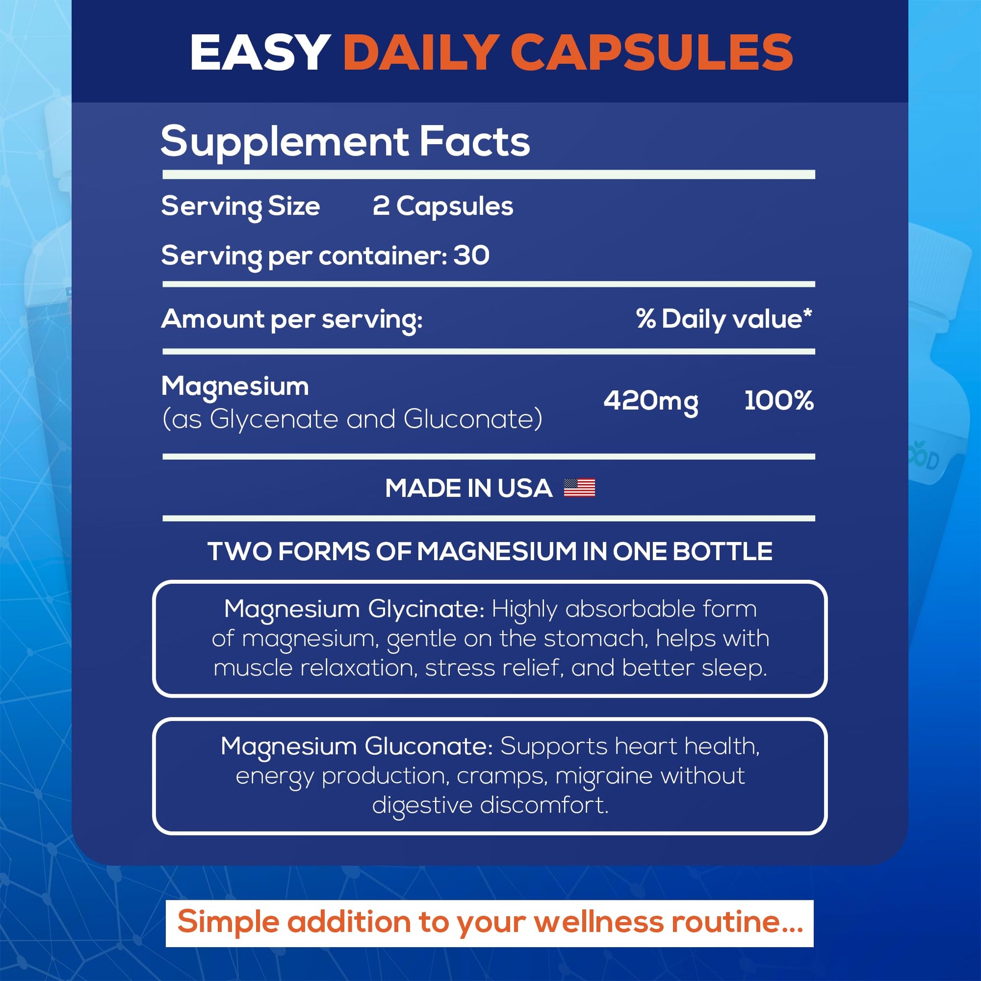 LiveGood™ Ultra Magnesium Complex, Organic Magnesium Glycinate and Gluconate for Muscle Recovery, Nerve Support & Relief – High Absorption Supplement, Vegan, Non-GMO, Made in USA, 60 Capsules LIVEGOOD buy supplements Au