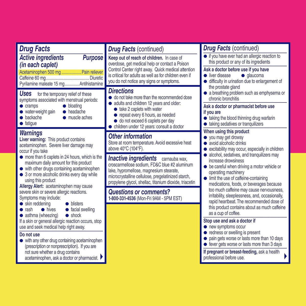 Midol Complete Menstrual Pain Relief Caplets, 40 Count - Provides Cramp, Headache, and Bloating Relief Midol buy supplements Au