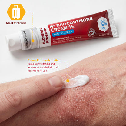 MED Pride Hydro Cortisone (Hydrocortisone) Cream 1% OTC Bulk Pack of 4 X 1 Oz Anti-Itch Ointment for Rash, Eczema, Bug Bites MED PRIDE buy supplements Au