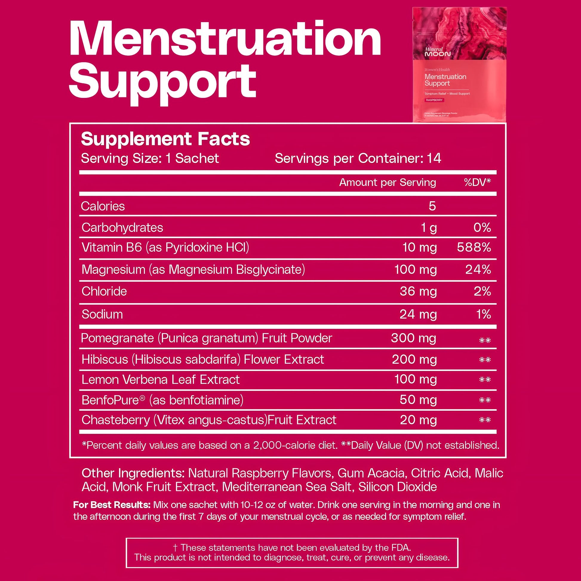 Mineral Moon Hormonal Support Bundle - Menstrual Supplement + Cycle Support - Aid Ovulation, Hormonal Balance & PMS Support - Reduce Period Cramps & Fatigue - Antioxidant Ovarian Support Vitamins Mineral Moon buy supplements Au
