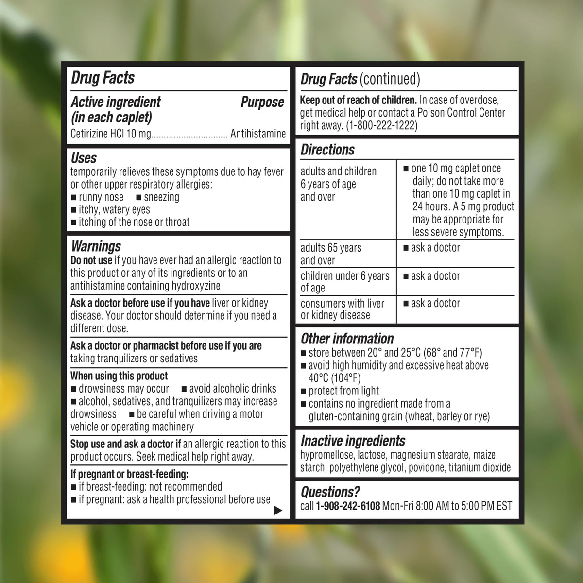 Cabinet: Cetirizine Hcl 10mg Allergy Relief Tablets | Non-Drowsy Antihistamine for 24-Hour Indoor & Outdoor (Aluminum - 300 Count) Cabinet: buy supplements Au