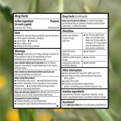Cabinet: Cetirizine Hcl 10mg Allergy Relief Tablets | Non-Drowsy Antihistamine for 24-Hour Indoor & Outdoor (Aluminum - 300 Count) Cabinet: buy supplements Au