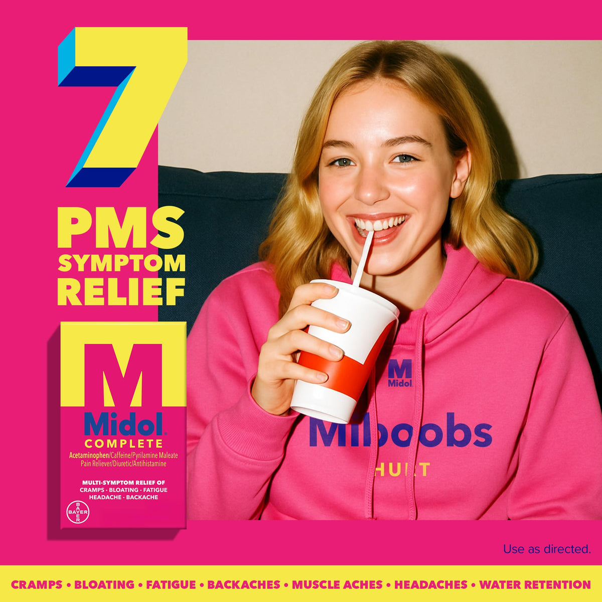 Midol Complete Menstrual Pain Relief Caplets, 40 Count - Provides Cramp, Headache, and Bloating Relief Midol buy supplements Au