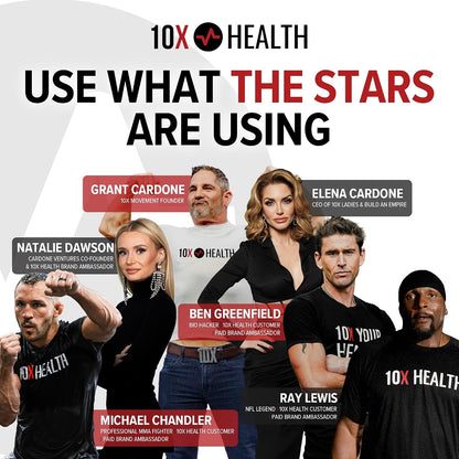 10X Health Methylene Blue Drops - 30ml Drops | Focus Support Supplement: With Black Pepper Extract, Energy Support, Vegan, Non-GMO, 30ml