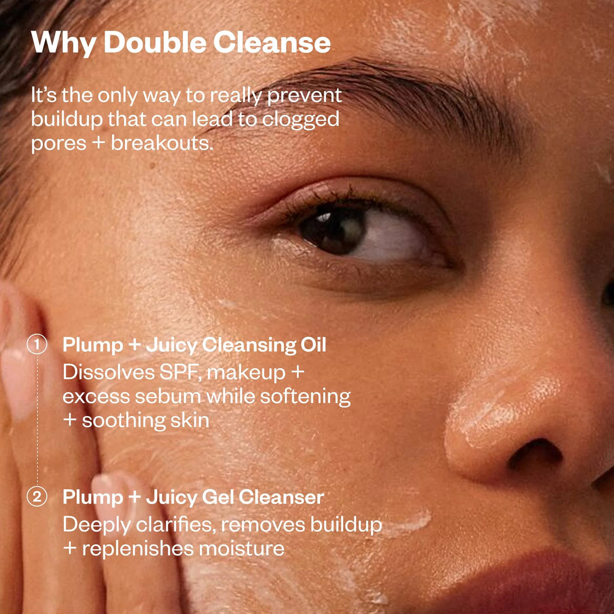 Kosas Plump + Juicy Cushiony Calm Botanical Cleansing Oil – Hydrating Makeup Remover for Sensitive Skin, Non-Greasy Oil Cleanser with Ceramides & Squalane for Soft, Soothed Skin Kosas buy supplements Au
