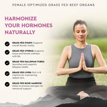 Ancestral Supplements FEM & Colostrum Powder Bundle for Women – Supports Hormone Balance, Energy, Skin, Immunity & Digestion – Grass Fed, Pasture Raised Female Organ Blend with Bioactive Colostrum