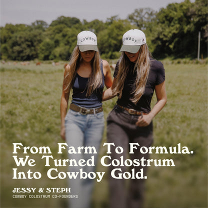 Cowboy - The Exclusive 1st Milking, Whole, Grass Fed Colostrum Supplement for Full Body Health - Bovine Colostrum Powder Packed w/Bioactive Nutrients - Sugar Free (Unflavored, 40 Servings) COWBOY COLOSTRUMBuy Supplements Australia