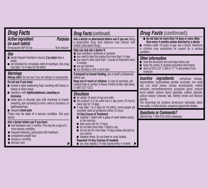 Curist Omeprazole 20mg Tablets - 42 Count Delayed-Release Tablets - Acid Reflux Medicine for Heartburn Relief Curist buy supplements Au