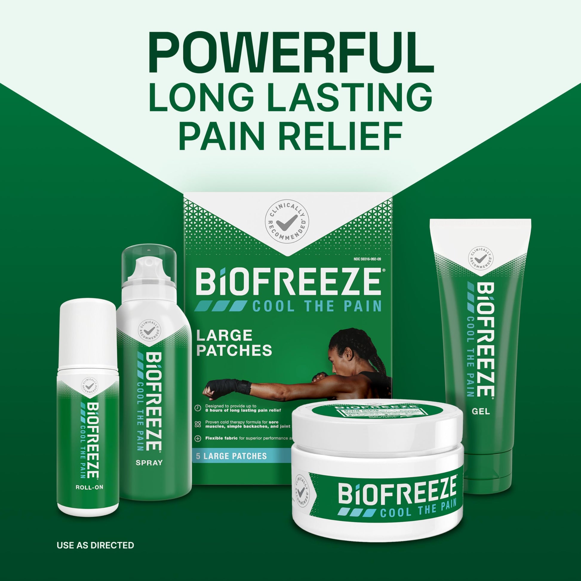 Biofreeze Pain Relief Gel for Knee, Neck, Hip, Joint, Shoulder, & Simple Backache, Arthritis Pain Reliever, Sore Muscle Relief, Colorless Menthol Gel 4 Fl Oz (Pack of 3) BiofreezeBuy Supplements Australia