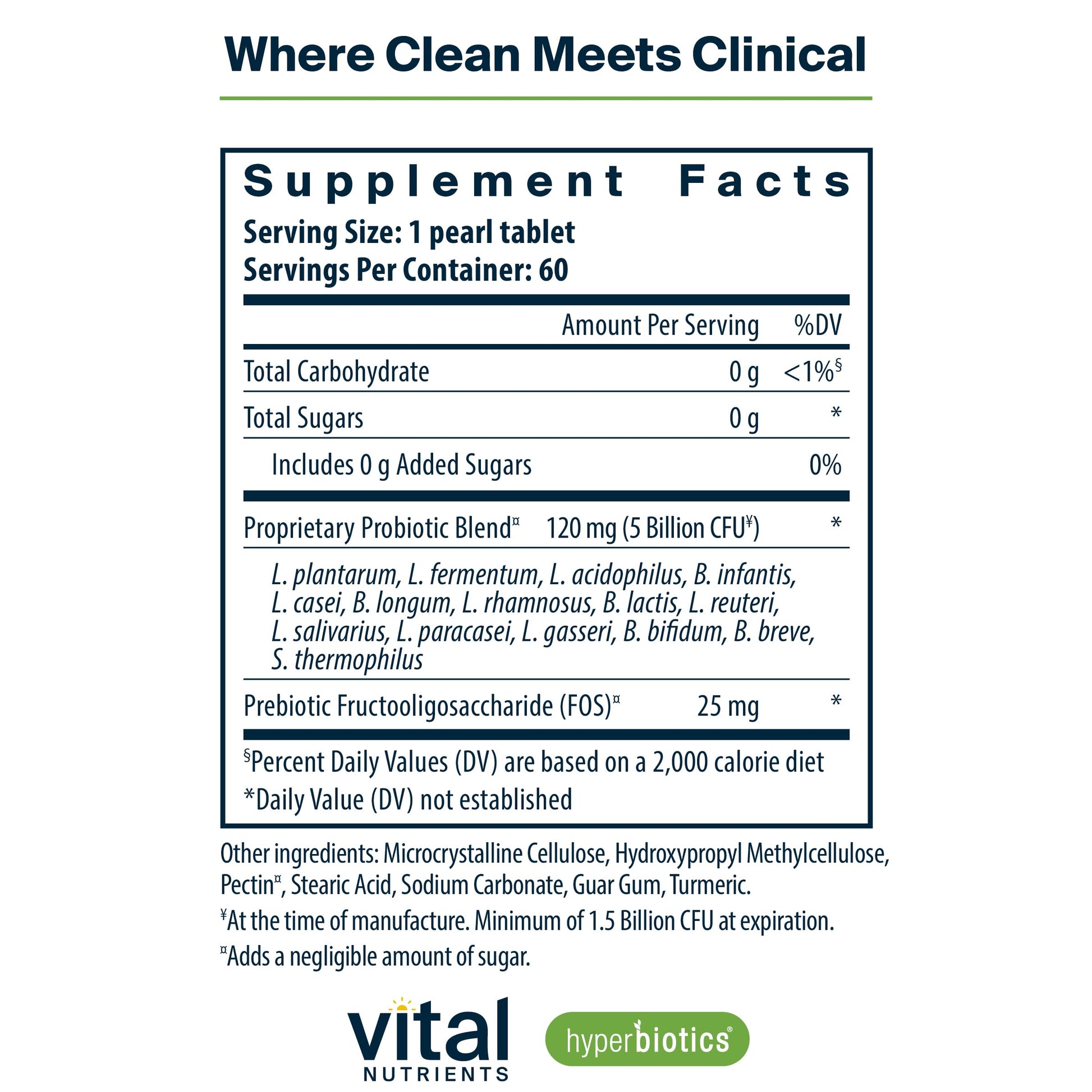 Hyperbiotics Vital Nutrients Pro-15 Prebiotics and Probiotics for Women and Men | 15 Science Backed Strains | Supports Occasional Constipation, Diarrhea, Gas & Bloating | 60 Vegan Time Release Pearls Hyperbiotics buy supplements Au