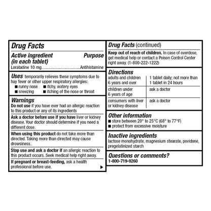 GoodSense Allergy Relief Loratadine Tablets 10 mg, Antihistamine, Allergy Medicine for 24 Hour Allergy Relief, 365 Count GoodSense buy supplements Au