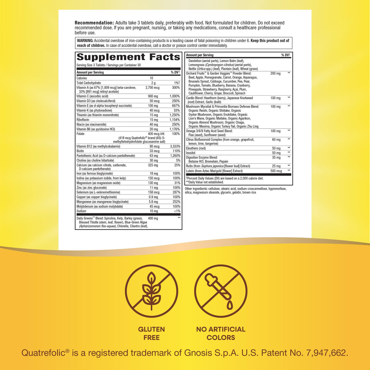 Nature's Way Alive! Max3 Potency Daily Multivitamin, Methylated B12 and Folate, Ultra Potency B-vitamins to Support Energy Metabolism*, 90 Tablets Nature's WayBuy Supplements Australia