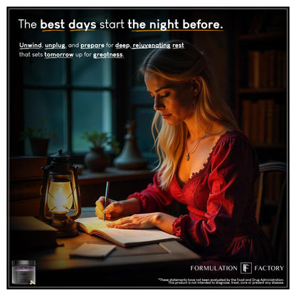 The Night Before 10-in-1 Midnight Maximizer Sleep Aid, Stress Relief, Cognition, Relaxation, Recovery, Focus, Magnesium Glycinate, L-Theanine & More, (120 Capsules – 2 Month Supply) Formulation FactoryBuy Supplements Australia