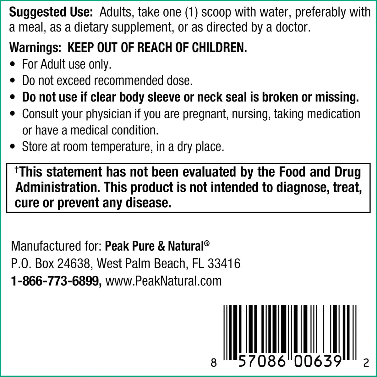 Peak Urinary Tract Supplement Powder - Cranberry and D-Mannose Powder with Juniper Berries and Probiotics for Urinary Tract Health, Ph Balance, UTI Defense - Vegan, Gluten Free (30 Day Supply) Peak Pure & NaturalBuy Supplements Australia