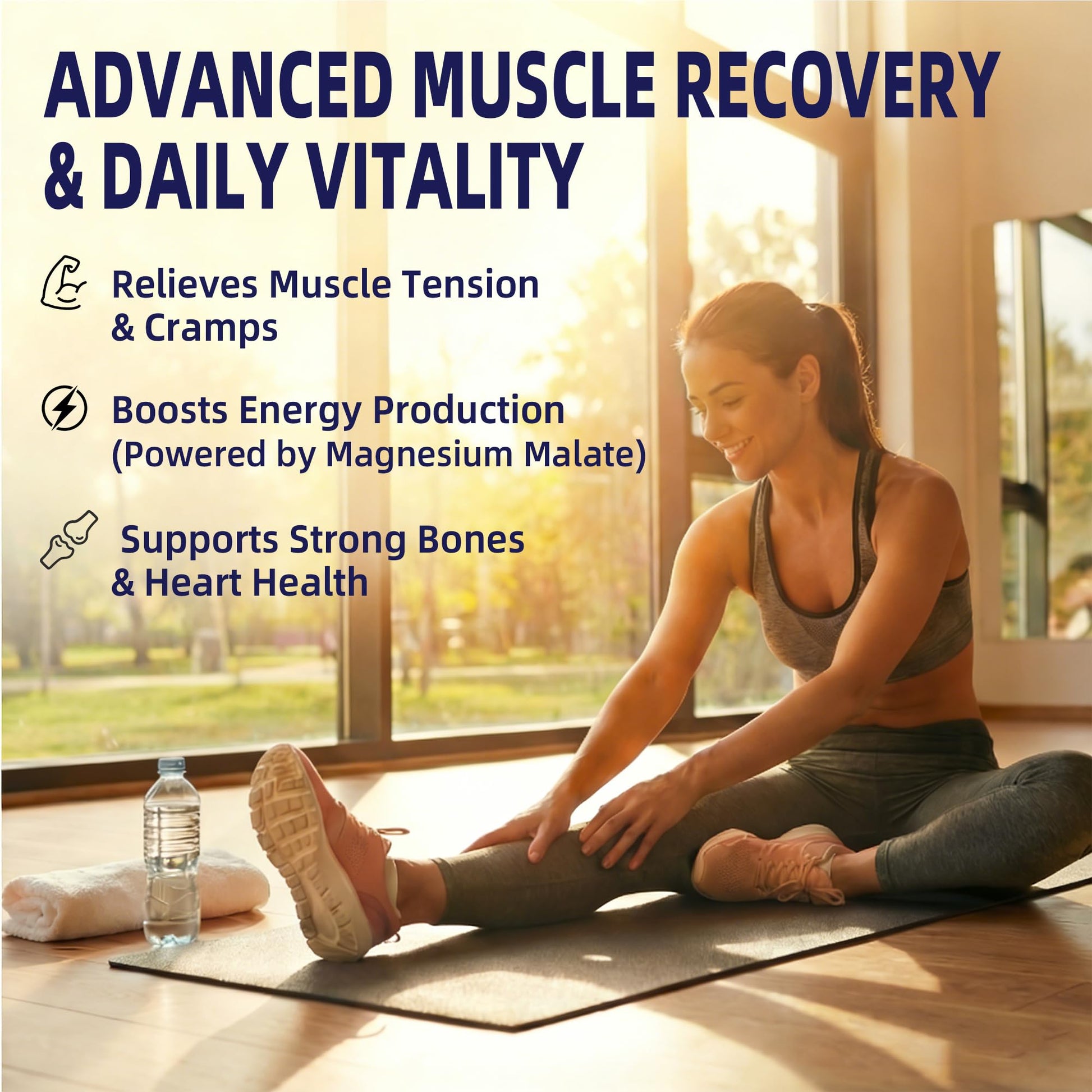 Magnesium Complex Supplement with 10 Forms of Elemental Magnesium, 1200 mg per Serving, Magnesium Glycinate, Citrate, Malate & Taurate, High Absorption Vegan Capsules, Non-GMO HiPlus buy supplements Au