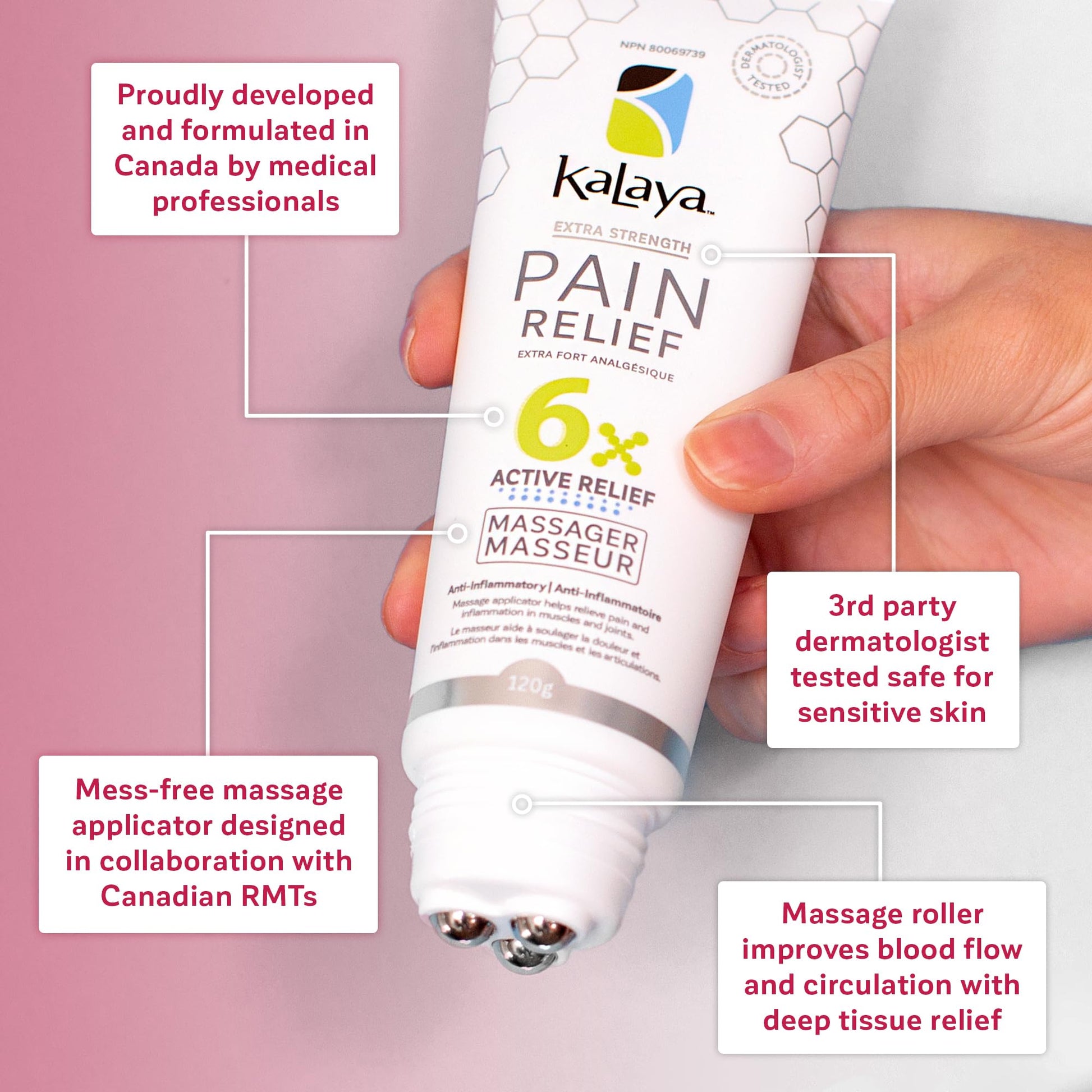 Kalaya Pain Relief Cream with Arnica – Fast-Acting Joint & Muscle Pain Relief – 6 Natural Ingredients – No-Mess Applicator – RMT-Inspired Design – Dermatologist Tested – 4.2 oz Kalaya NaturalsBuy Supplements Australia