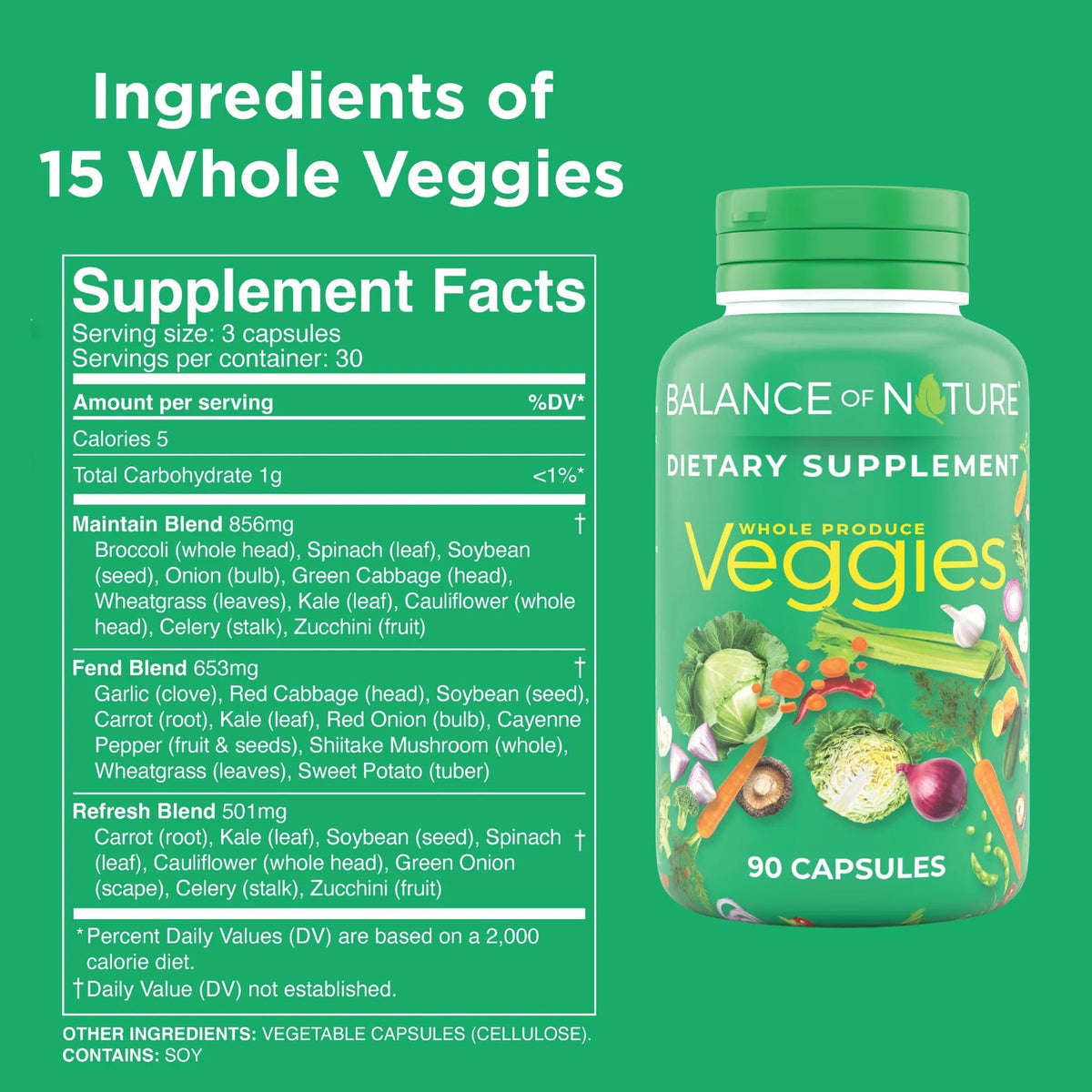 Balance of Nature Whole Veggies Supplement with Superfood Vegetables Balance of NatureBuy Supplements Australia