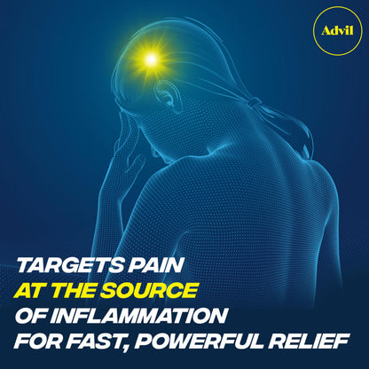 Advil Pain Reliever and Fever Reducer, Pain Relief Medicine with Ibuprofen 200mg for Headache, Backache, Menstrual Pain and Joint Pain Relief - 10 Coated Tablets Advil buy supplements Au