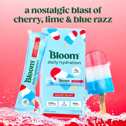 Bloom Energy Sticks Cherry Lime and Hydration Sticks Rocket Blast Bundle
