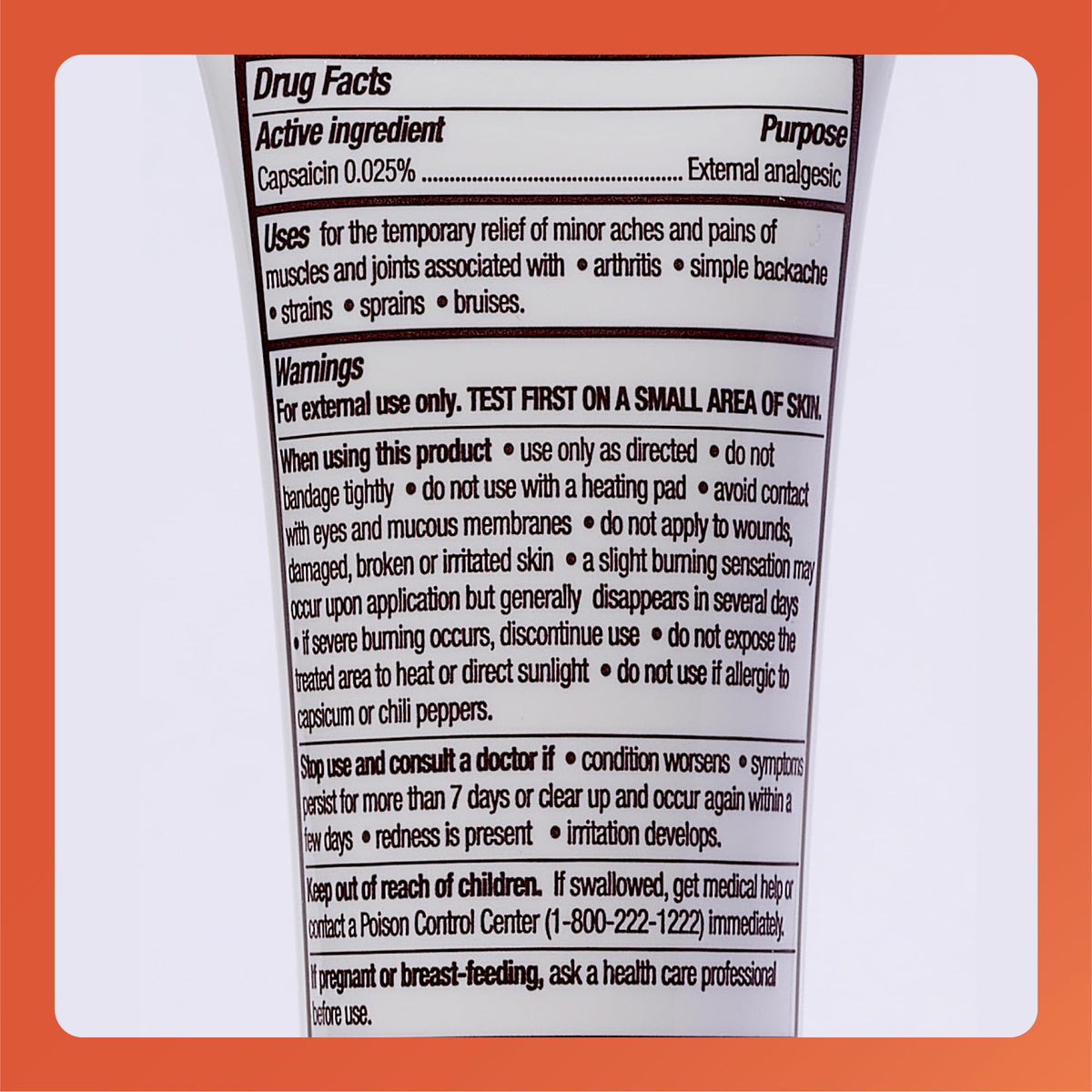 Rugby Capsaicin 0.025% Cream for Penetrating Pain Relief - 2.1 Oz (60g) (3 Pack) RUGBY LABORATORIESBuy Supplements Australia