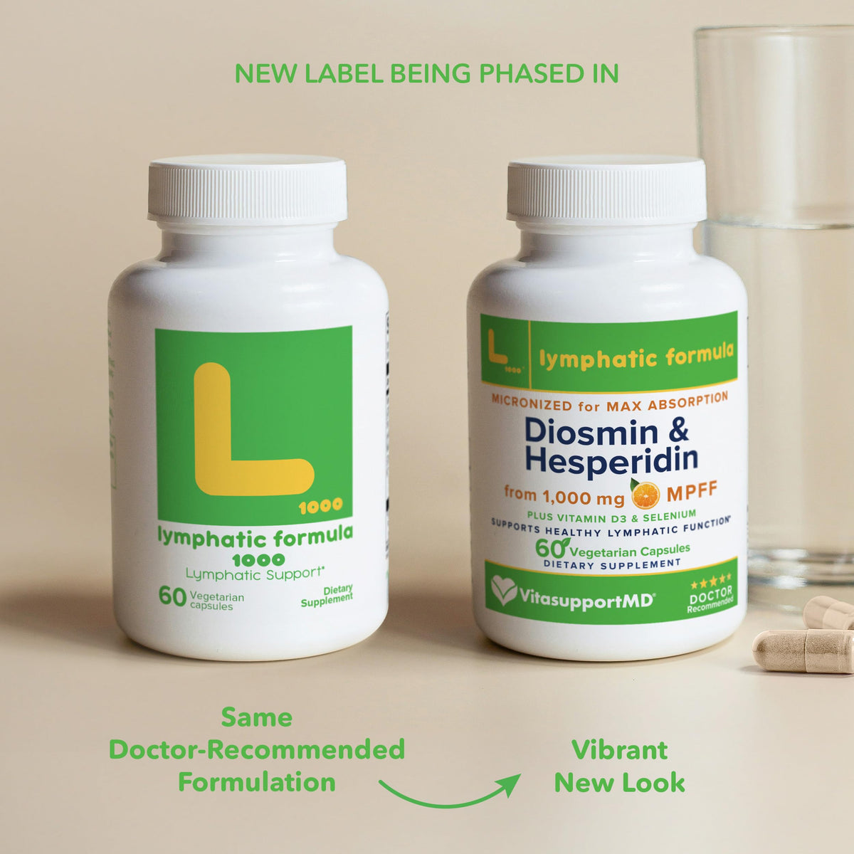 Lymphatic Formula, Diosmin Hesperidin 1000mg Lymphatic Drainage Supplement, Lymph System Support & Detox, Micronized MPFF Complex Blend with Vitamin D3 & Selenium for Immune Health, 60 Capsules VITASUPPORTMD buy supplements Au