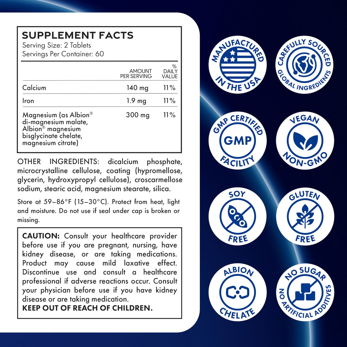 ILIVA Magnesium Glycinate 400mg -Triple Magnesium Complex (Glycinate+Malate+Citrate) - Chelated High Absorption Tablets for Sleep Support, Muscle Recovery, Bone Health, Energy&Calm - Vegan,120 Count ILIVA buy supplements Au