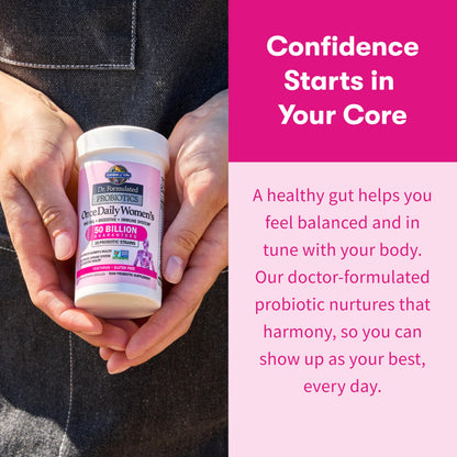Garden of Life Once Daily Dr. Formulated Probiotics for Women 50 Billion CFU 16 Probiotic Strains with Organic Prebiotics for Digestive, Vaginal & Immune Health, Dairy Free, Shelf Stable 30 Capsules Garden of Life buy supplements Au