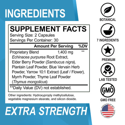 Lymphatic Drainage Supplements Pills - Lymphatic Support Total Herbal Cleanse Products with Echinacea Lymph System Support Supplement for Nodes Legs & Neck - Lymph Node Detox Cleanse System Drainage DR. BO buy supplements Au