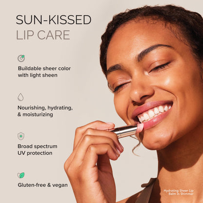 MDSolarSciences Tinted Sheer Lip Balm SPF 30 | Hydrating Lip Sunscreen | Shea Butter, Jojoba & Avocado Oils | Moisturizing, Vegan, & Clean| 0.15 oz, Natural pH Reactive Color Shimmer MDSolarSciences buy supplements Au