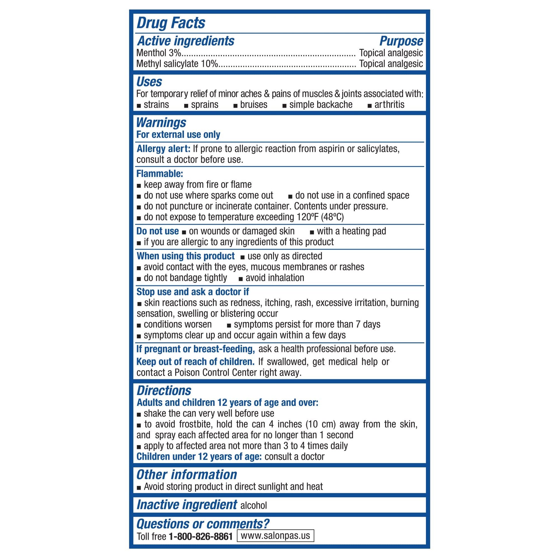 Salonpas Pain Relief Jet Spray 4z - Pack of 2 SalonpasBuy Supplements Australia