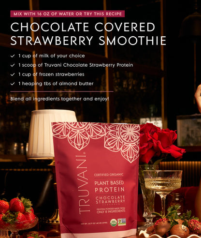 Truvani Organic Plant Based Protein Powder | Vanilla Chai | 10 Servings | Vegan | 20g Pea Protein | Keto | Gluten & Dairy Free | Low Carb | No Added Sugar