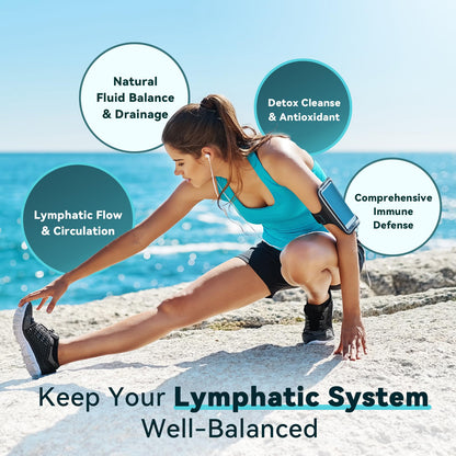 iMATCHME Lymphatic Drainage Supplements for Lymph System Support, Detox & Cleanse, Liver Health,Fluid Balance, Immune Support, Natural Herbal Blends with Echinacea, Liposomal Glutathione, 60 Capsules iMATCHME buy supplements Au