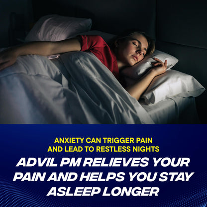 Advil PM Pain Reliever and Nighttime Sleep Aid, Ibuprofen for Pain Relief and Diphenhydramine Citrate for a Sleep Aid - 120 Coated Caplets and Pain Reliever and Fever Reducer, 10 Count Tablets Advil buy supplements Au