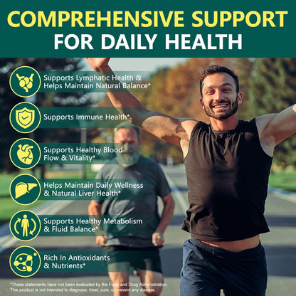 Lymphatic Drainage Supplements, 240 Softgels, Lymph System Support Supplement for Women & Men, 21-in-1 Herbal Blend with Echinacea, Burdock Root, Dandelion, Turmeric for Fluid Balance & Immune Support MXCZBSM buy supplements Au