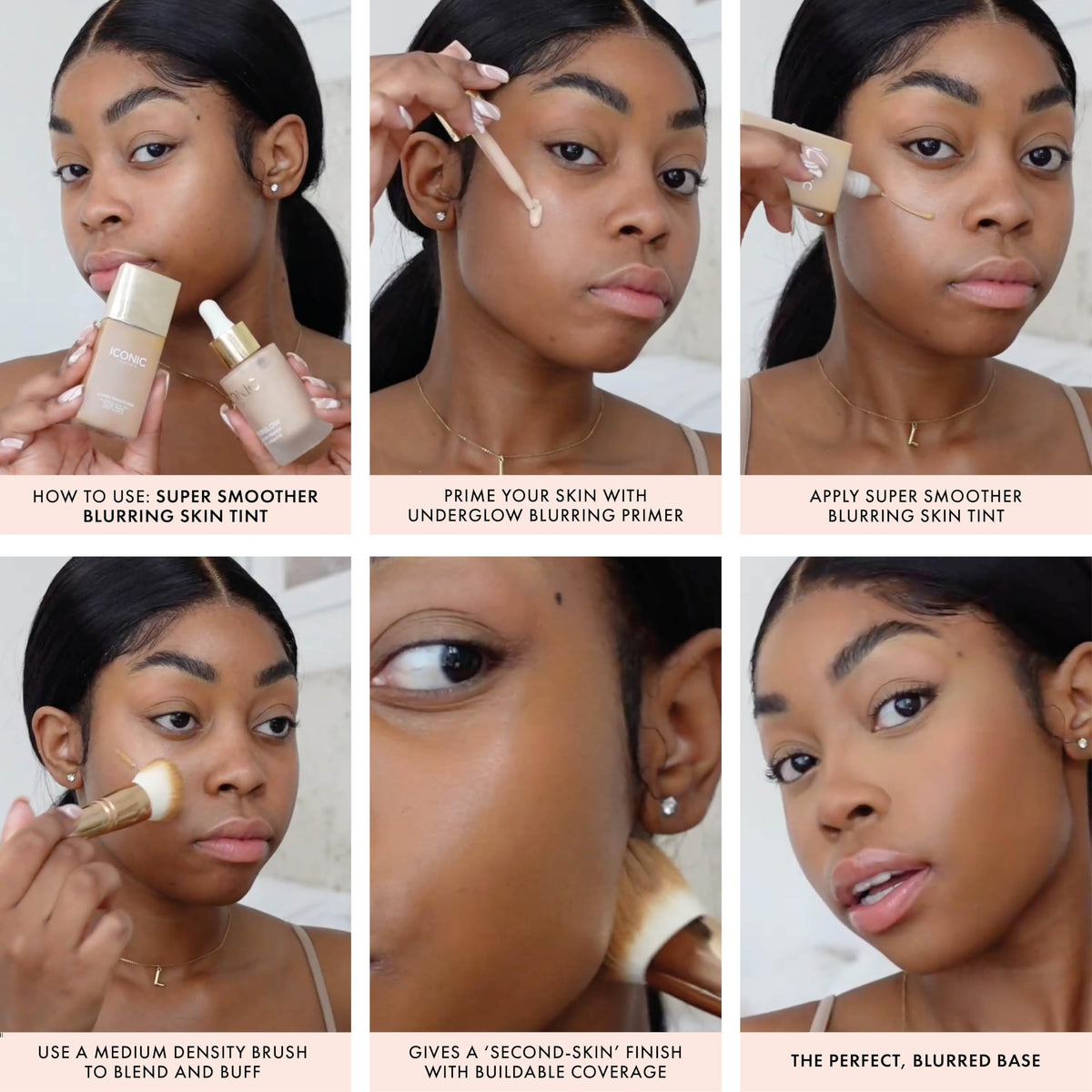 ICONIC LONDON Super Smoother Blurring Skin Tint | Light to Medium Coverage, Hydrating, Ultra-Lightweight Tinted Moisturizer, Cruelty-Free, Vegan Makeup (Cool Light) 30 mL / 1.01 Fl Oz. ICONIC LONDON buy supplements Au