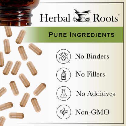 Herbal Roots Oil of Oregano - Made from Mediterranean Oregano Oil - 90 Easy to Swallow Softgel Capsules - Extra Strength 150mg Herbal Roots buy supplements Au