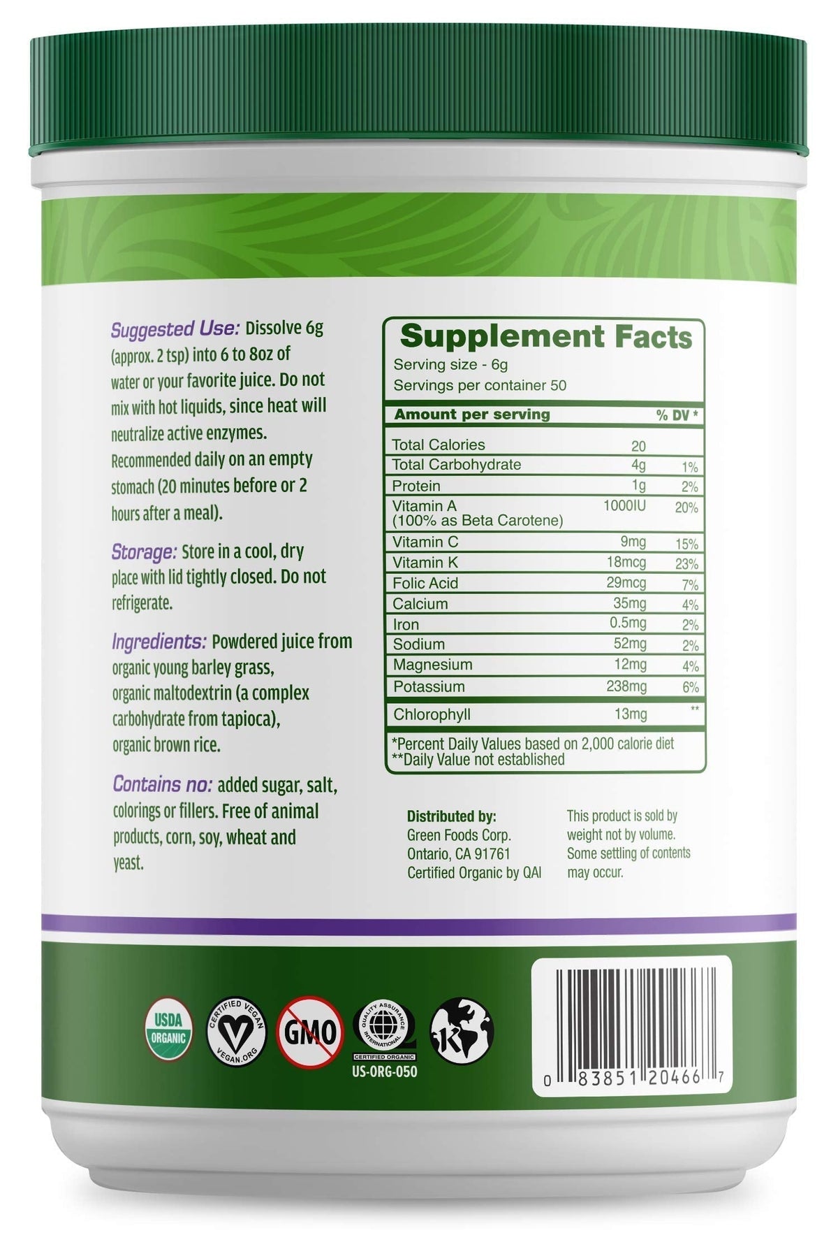 Green Foods Green Magma, 10.6 Ounce Green FoodsBuy Supplements Australia