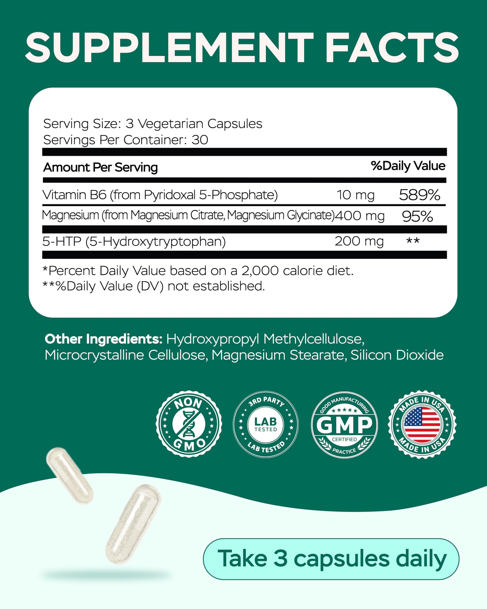 Magnesium Complex for Women – Magnesium for Sleep, Advanced 610mg with Glycinate, Citrate & Vitamin B6 for 3X Absorption + 5-HTP – Supports Sleep, Relaxation, Nerve, Muscle, Bone & Energy Health 4Well Products buy supplements Au