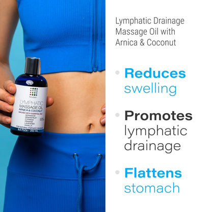Bruizex Lymphatic Drainage Massage Oil with Arnica Oil & Coconut for Post Surgery Recovery & Lymphatic Drainage Massager, Liposuction, 360 Lipo, BBL, Tummy Tuck Procedure, Moisturizing Formula, 8.5 Oz Bruizex buy supplements Au