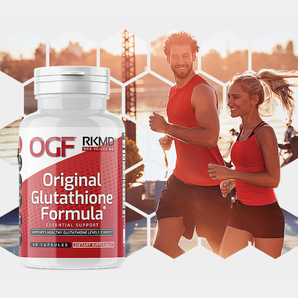 Original Glutathione Formula Essential Support, RobKellerMD, Advanced Antioxidant Formula, Helps Body Produce Glutathione Naturally for Detox, Immune Health, Mental Clarity, & Daily Wellness, 60 caps Rob Keller MDBuy Supplements Australia