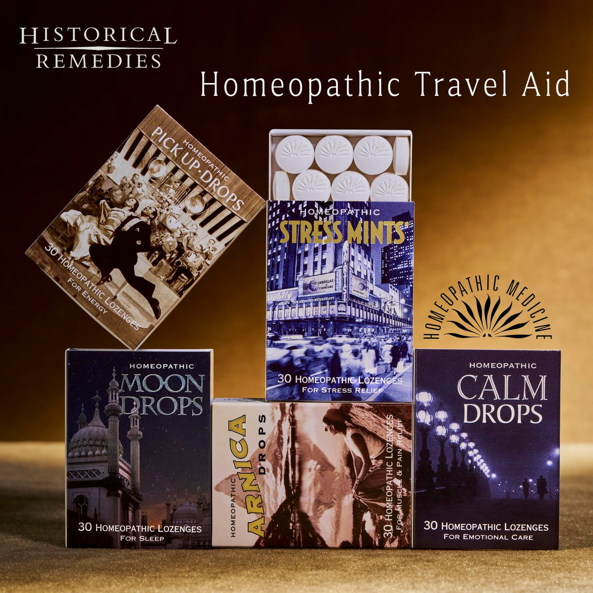 Historical Remedies Calm Drops Homeopathic Lozenges (6 Pack)| Natural Care for Emotional Relief, Vegan & Gluten-Free Organic Vanilla Flavor Drops to Promote Relaxation and a Sense of Calm