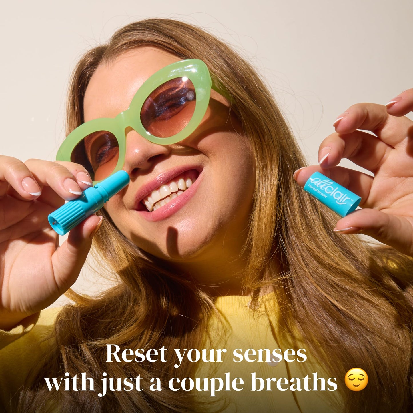 Allclair Nausea Relief Inhaler for Motion & Morning Sickness – Fast-Acting, Non-Drowsy, Natural Alternative to Pills & Patches, Travel Essential (2 Inhalers) Allclair buy supplements Au