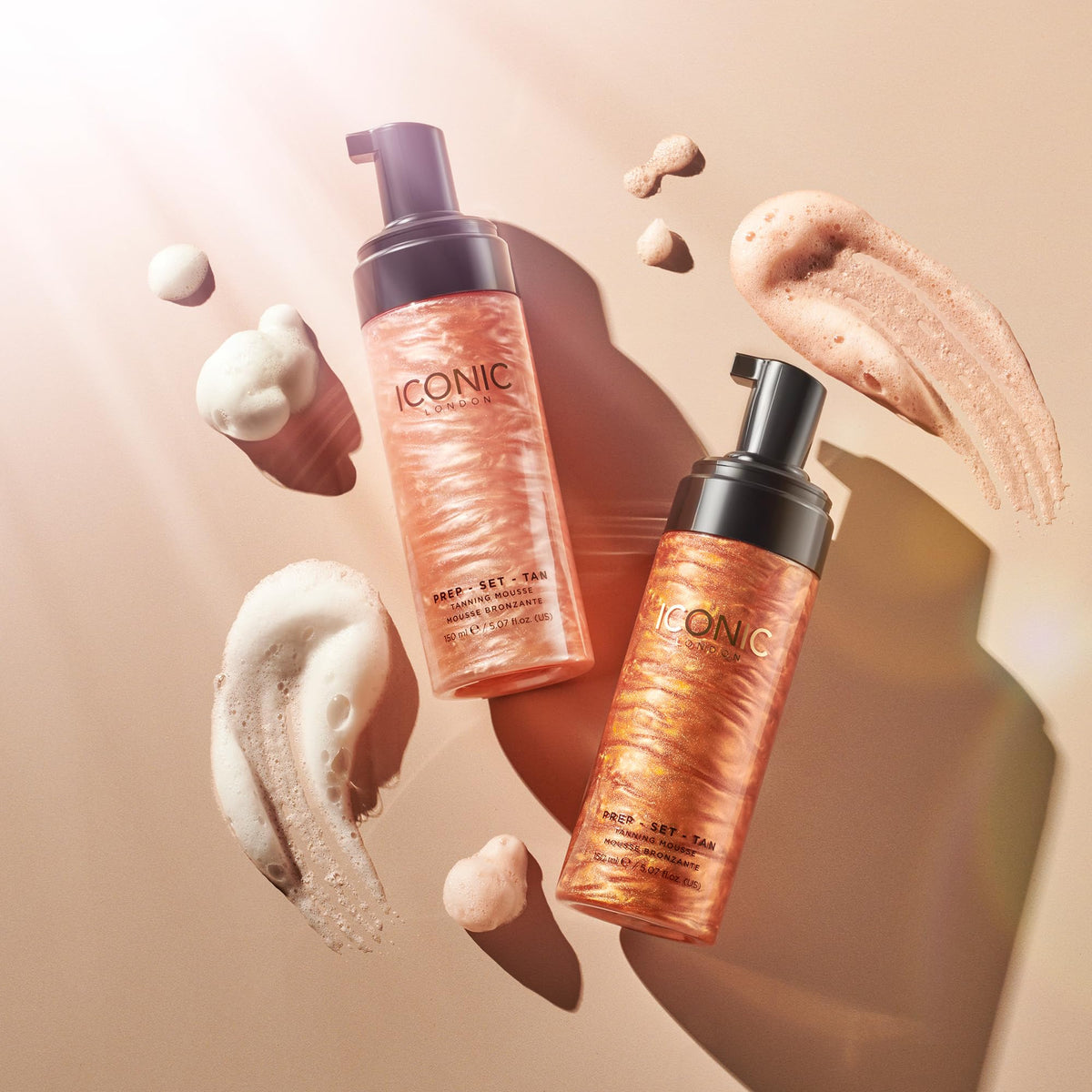 ICONIC LONDON Prep Set Tan Mousse | Long Lasting, Sun Kissed Skin, Bronze Glow, Cruelty-Free, Vegan Makeup, Original ICONIC LONDON buy supplements Au