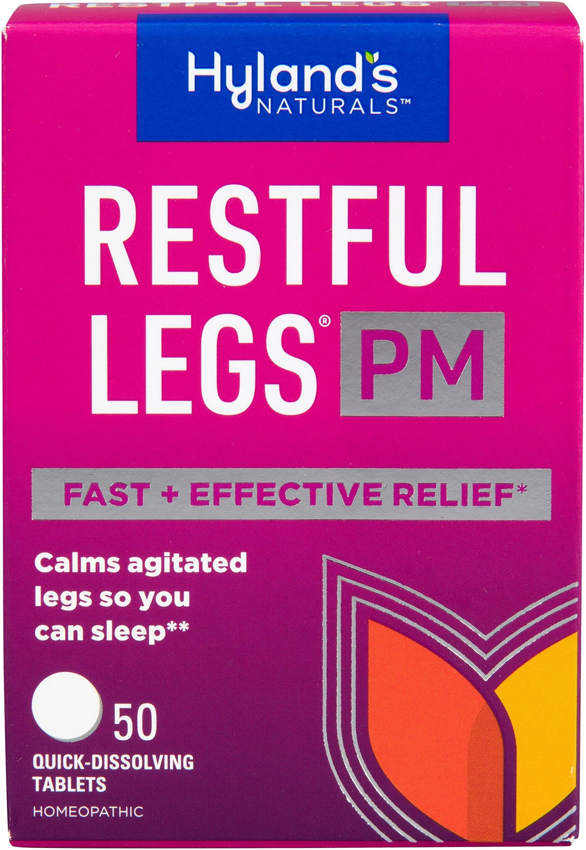 Hyland's Restful Legs PM, Nighttime Formula, Calms Agitated Legs so You Can Sleep, 50 Quick Dissolving Tablets Hyland's buy supplements Au