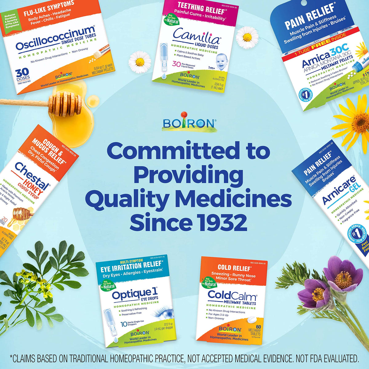 Boiron Arnicare Tablets for Pain Relief from Muscle Pain, Joint Soreness, Swelling from Injury or Bruises - 120 Count (2 Pack of 60) BoironBuy Supplements Australia