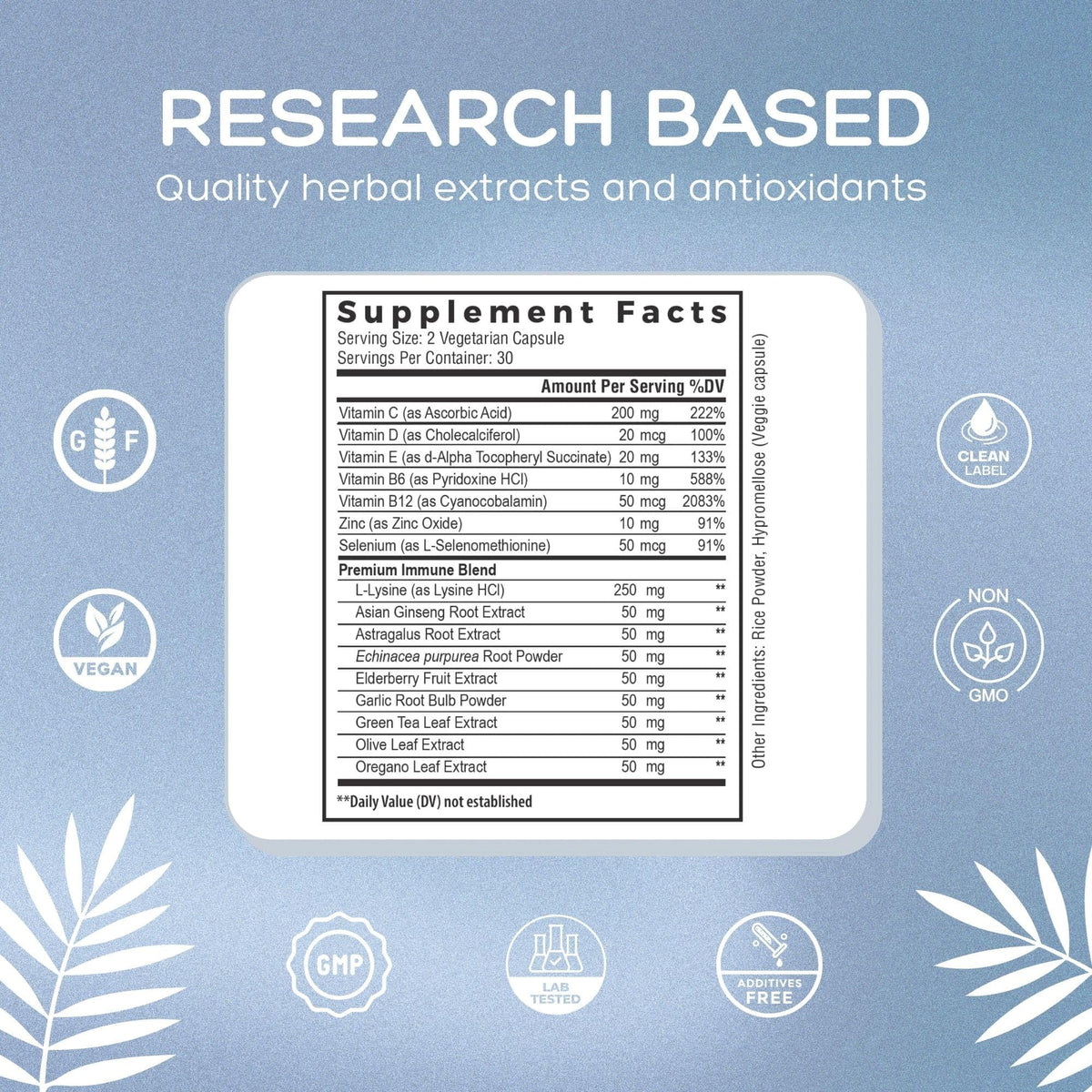 Natural Cure Labs Premium Immune Support Natural Cure Labs buy supplements Au