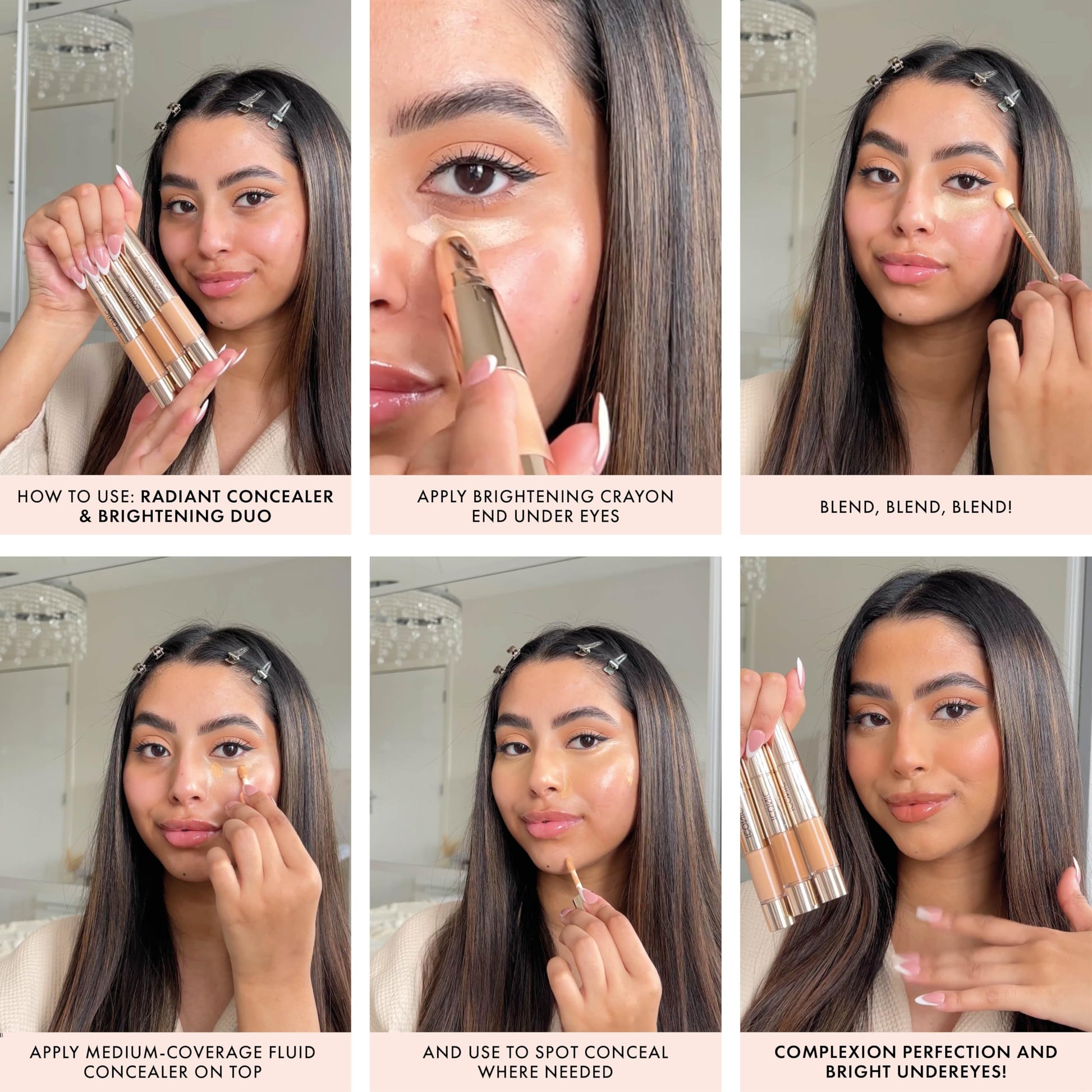 ICONIC LONDON Radiant Concealer & Brightening Duo | Creamy Liquid + Brightening Crayon Dual Ended Concealer, Cruelty Free, Vegan Makeup (Neutral Fair) 0.08 oz ICONIC LONDON buy supplements Au