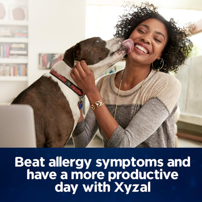 Xyzal 24 Hour Allergy Relief Medicine, Original Prescription Strength Antihistamine, Levocetirizine Dihydrochloride Tablets, 5 mg, 90 Count Xyzal buy supplements Au