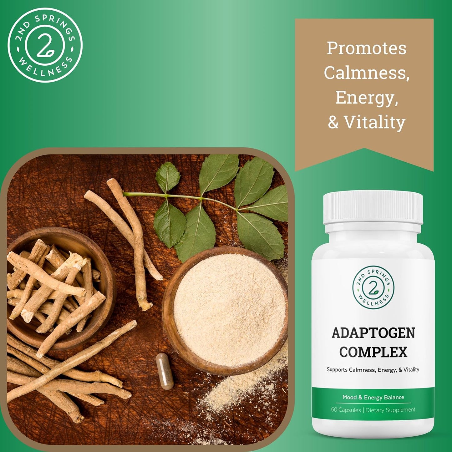 Men's Daily 7 Essentials, Sleep Well & Adaptogen Complex Bundle