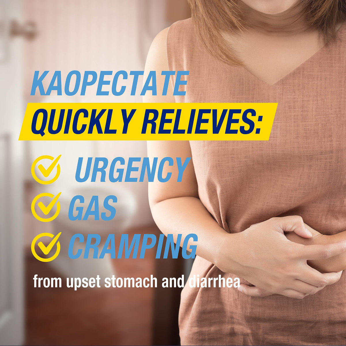 Kaopectate Multi-Symptom Anti-Diarrheal & Upset Stomach Reliever, 42 Caplets, Anti Diarrhea Caplets Kaopectate buy supplements Au